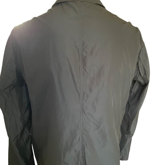 Mens Blazer Jacket Lightweight Waterproof Coat Black New with Tags Size Large  u - Picture 7 of 11